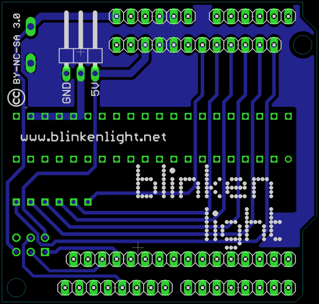 0A5_Blinkenlight_Bottom_1337 Layout Bottom View